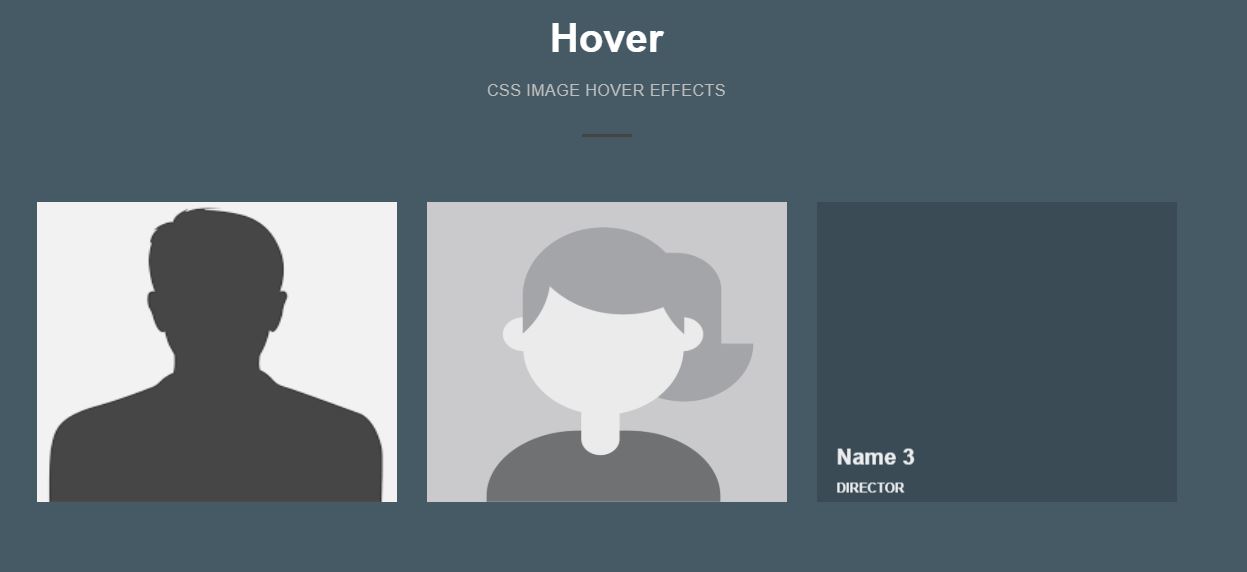 css hover effects