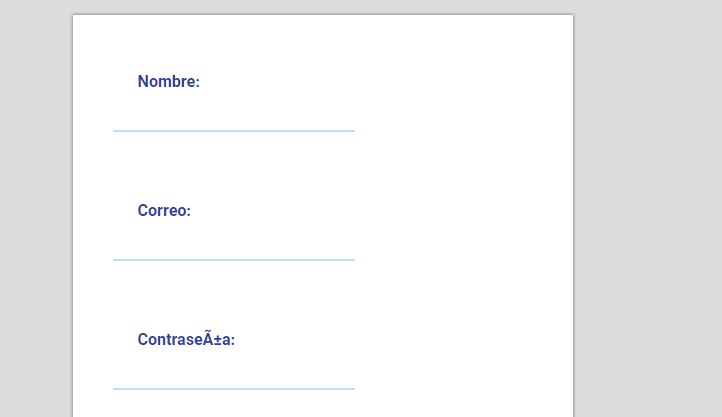 make a material design style form