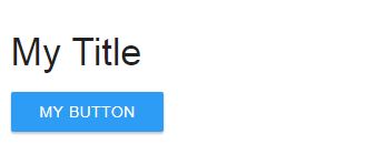 example how to create a button with material design