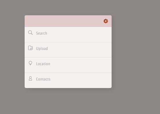 menu vertical css