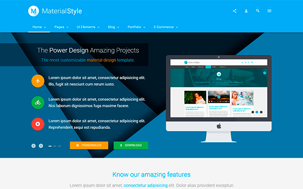 Material Style - Material Design (BS5)