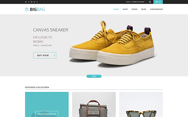 Bootstrap Ecommerce Theme