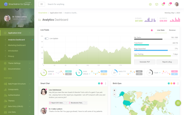Django Responsive WebApp