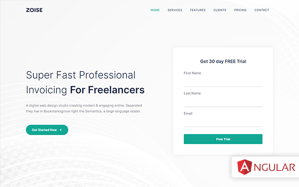 Angular 16 Landing Template