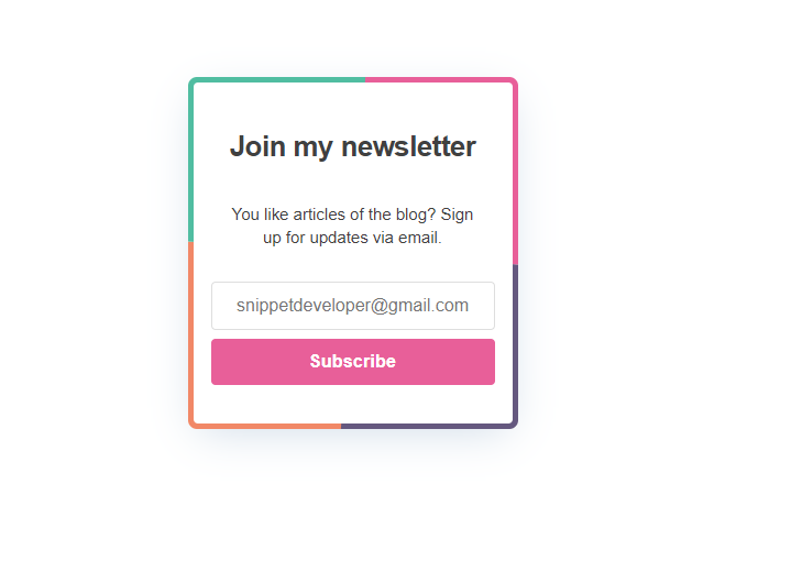 Colorful Web Delight: Explore the Animated Rainbow CSS Border
