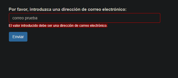 Ejemplo de Formulario con Validación de Campos mediante JavaScript