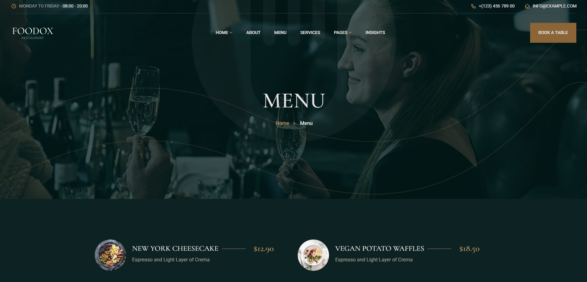 Plantilla HTML para Restaurantes – Lleva tu Negocio de Comida al Mundo Digital