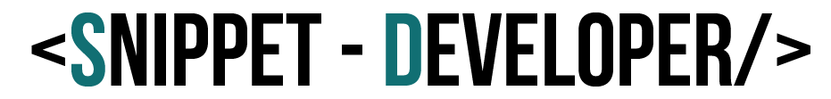 logo snippet developer