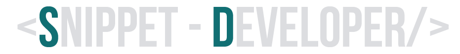 logo snippet developer