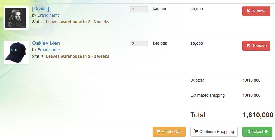 shopping cart with php - snippetdeveloper