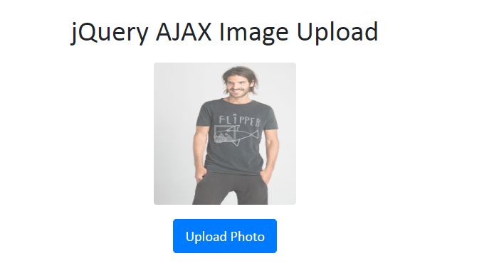 AJAX-Based Image Upload with Live Preview Using jQuery screenshot